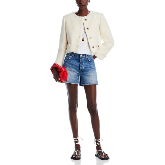 Rag & Bone Vintage Cut Off Shorts in Noelle 24 Womens Denim Jean - Picture 13 of 13